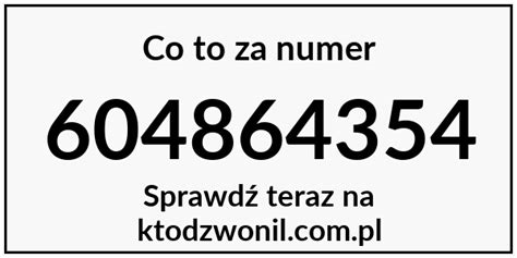 604865413 Kto dzwonił? Czyj to numer? Czy odebrać? Jeśli nie wiesz czyj to numer 604 865 416, sprawdź informacje o nim na naszym serwisie