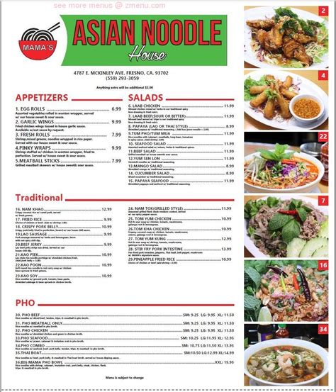 616 noodles house menu  5 stars