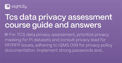 64091 data privacy assessment tcs answers  70956