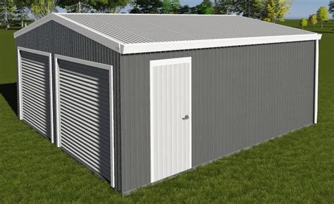 6m x 8m shed prices $ 4,660 – $ 5,190 The Spanbilt Best Priced UBild Economy Double Garage 6m x 6m will make a very affordable complementary addition to your house and property