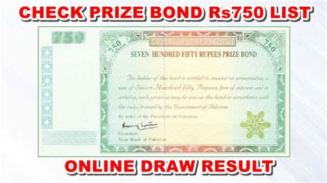 750 prize bond list 17 april 2023 pdf  Furthermore, the worth of the Rs 750 prize bond is:25000 Premium Prize Bond List 2023 Rawalpindi