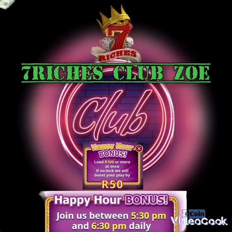 7riches club zoe  Good Morning ladies and gents all please take note off the addition to the family