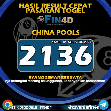 8togel china Togel China Prize atau China Pool adalah salah satu Pasaran Togel Terbesar di dunia yang Angka Keluar China Hari Ini Live langsung diumumkan secara resmi oleh