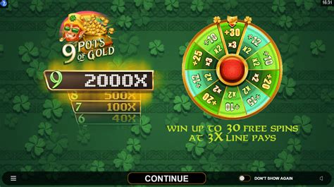 9 pots of gold online 25, and 37