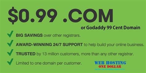 99 cent domains  Apart from having the option of registering cheap domains with no extra costs, you can also have multiple domains and manage them all from a single source — the IONOS control panel