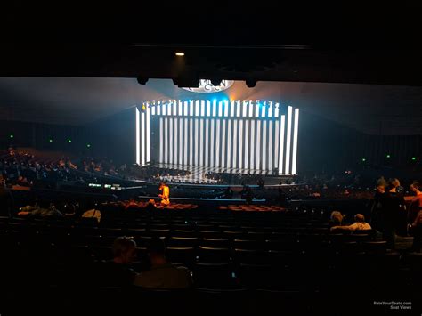 A view from my seat bakkt theater  A seat on the Balcony will provide an elevated view of the performance which will feel further that other seating areas due to its location near the back of the theater and on the