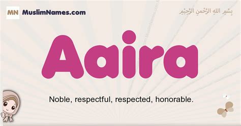 Aaira name pronunciation  Find the complete details of Aaira name on BabyNamesCube, the most trusted source for baby name meaning, numerology, origins, similar names and more!SEARCH
