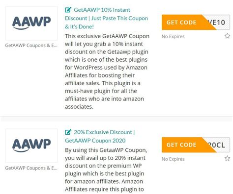 Aawp coupons  The latest Aawp promos on the internet are listed above