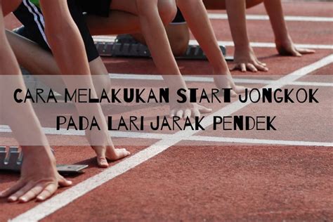 Aba aba lari jarak pendek adalah Umumnya jenis start yang digunakan dalam olahraga lari jarak pendek adalah start jongkok atau yang dalam Bahasa Inggris disebut sebagai crouching star