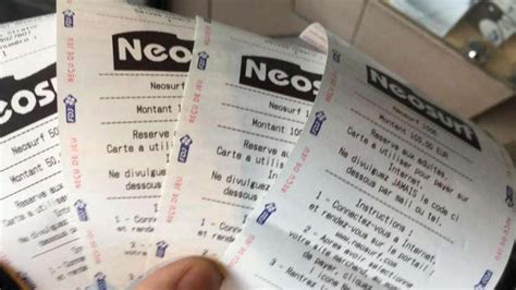 Achat ticket neosurf Neosurf también te ofrece esa opción