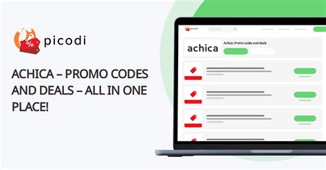 Achica discount codes com