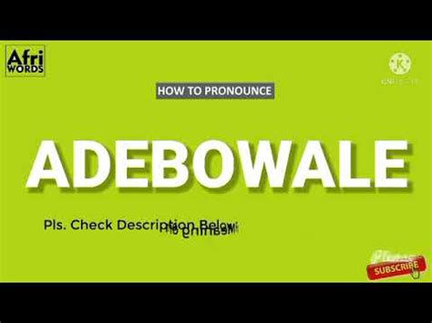 Adebowale pronunciation  Ordlista Samlingar Frågesport Gemenskap Bidra CertificateMy siblings; Miss Iyabode Adebowale, Mr