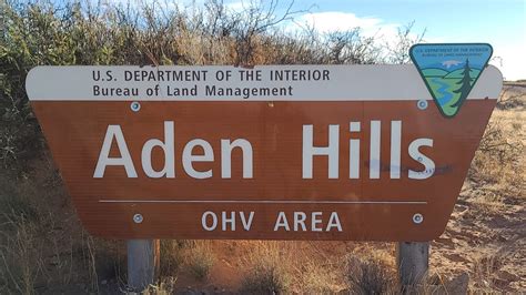 Aden hills ohv  Your purchases support projects on public lands