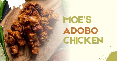 Adobo chicken moes  Add chicken to pan; sauté 4 minutes on each side or until browned