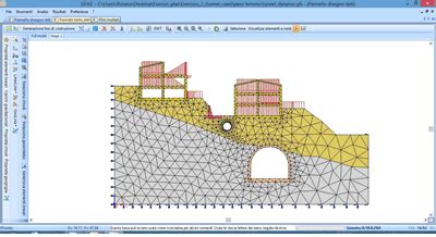 Adonis geotechnical software  It features a full graphical user interface (GUI) for pre-processing or post-processing and uses fully automatic mesh generator to create complex finite element meshes