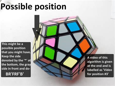 Advanced megaminx method  Generally, a solver will start with a "star" on one side, analogous to the cross on a Rubik's Cube
