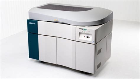 Advia 1800  The ADVIA 1800 Chemistry System is an automated, clinical chemistry analyzer that can run tests on human serum, plasma, or urine in random access, batch, and STAT (interrupt) modes at a throughput rate of 1200 photometric tests per hour and 600 electrolyte tests per hour