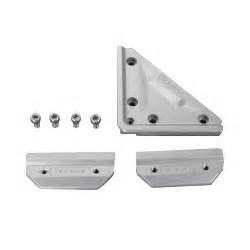 Aex corner gussets  Hidden brackets are L-shaped fasteners used when connecting and fastening one aluminum extrusion to another at a right angle