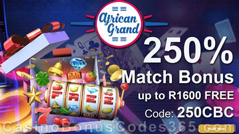 African grand coupon codes  The bonus wagering requirements dictate how much you must bet your bonus before you can bank and/or cash it out