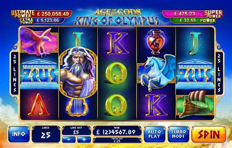 Age of the gods king of olympus フリースピン  This slot was created by Playtech, a company that opts for games with a simple appearance