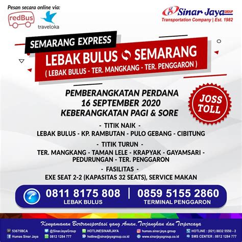 Agen sinar jaya lebak bulus  JAKARTA LEBAK BULUS Terminal