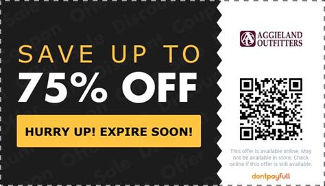 Aggieland outfitters coupon code  Many eligible items are there for you to choose from