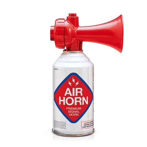 Handheld Air Horn, BANHAO Aluminum Loud Noise Maker Safety Boat Car Sports  Events Handheld Air Pump Horn Loud Safety Horn for Boats