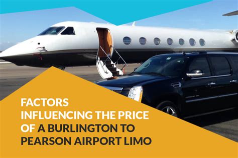 Airport limo burlington to pearson 00 each - Car seats provided