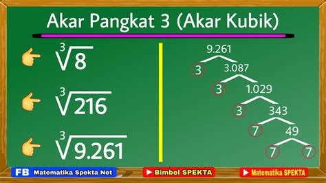 Akar 8 kali akar 3  11