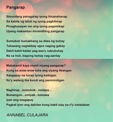 Ako ay isang anak mahirap chords Ito ay kdalasan ay patanong na patungkol sa ugali bagay kaisipan at pang-araw-araw na buhay