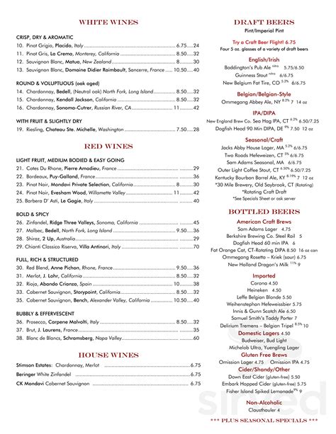 Al forno old saybrook ct  The wine list is versatile, every visitor can find