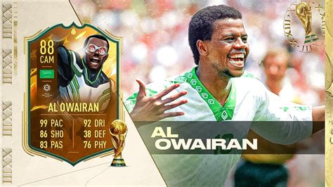 Al-owairan fifa 23 Saeed Al-Owairan – 688K Coins; Sidney Govou – 626K Coins; Is the FIFA 23 Max 89 World Cup Hero SBC Worth It? At 167,000 coins, there are only 8 players worth less than the pack! This makes this