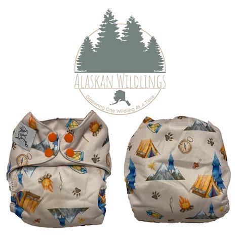 Alaskan wildlings  orCloth diapers as wild and rugged as your little one