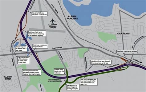 Albion park bypass map 