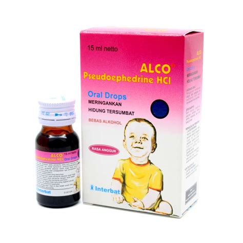 Alco drop dosis 5 mL syrup