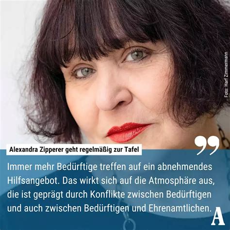 Alexandra zipperer Seit 15 Jahren geht Alexandra Zipperer zur Tafel, ist angewiesen auf Lebensmittelspenden