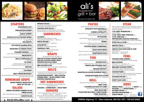 Ali's restaurant new liskeard menu -12a