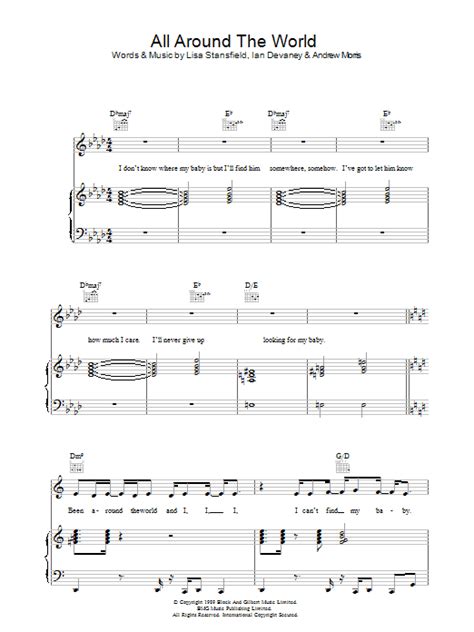 All around the world lisa stansfield chords [F#m Em Am D C] Chords for Lisa Stansfield-Someday (I'm Coming Back) with Key, BPM, and easy-to-follow letter notes in sheet