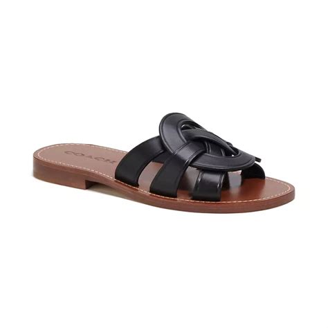 Allanah coach sandals black Shop allanah sandal in signature canvas and compare prices across 500+ stores