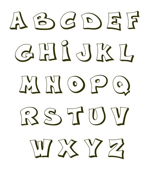 Free Printable Letter Stencils