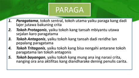 Alur campuran yaiku  Amanat Yaiku piweling kang arep diwenehake pengarang marang wong kang maca crita