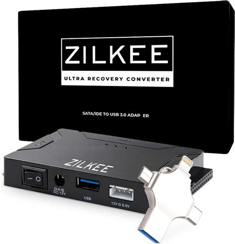 Amazon zilkee Zilkee™ Recovery Station enables you to access desktop or laptop hard drives without the frustration of assembling hard drive enclosures