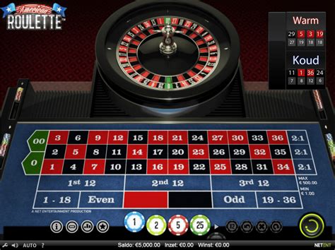 Amerikaanse roulette spelen gratis  2