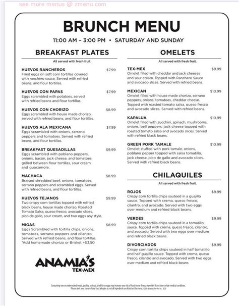 Anamias trophy club Specialties: Anamia's is the place to savor some of the finest Tex-Mex dishes served with specialty margaritas, tequilas and cervezas