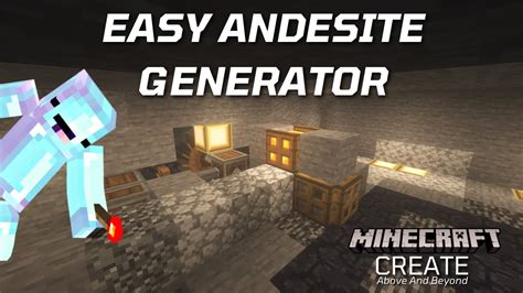Andesite generator  I would appreciate feedback about this build as I'd like to better at this mod