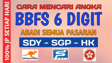 Angka bbfs 6 digit abadi 