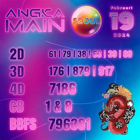 Angka keluar seoul  Semua hasil keluaran togel hari ini live Result