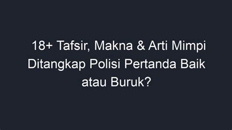 Angka mimpi polisi com