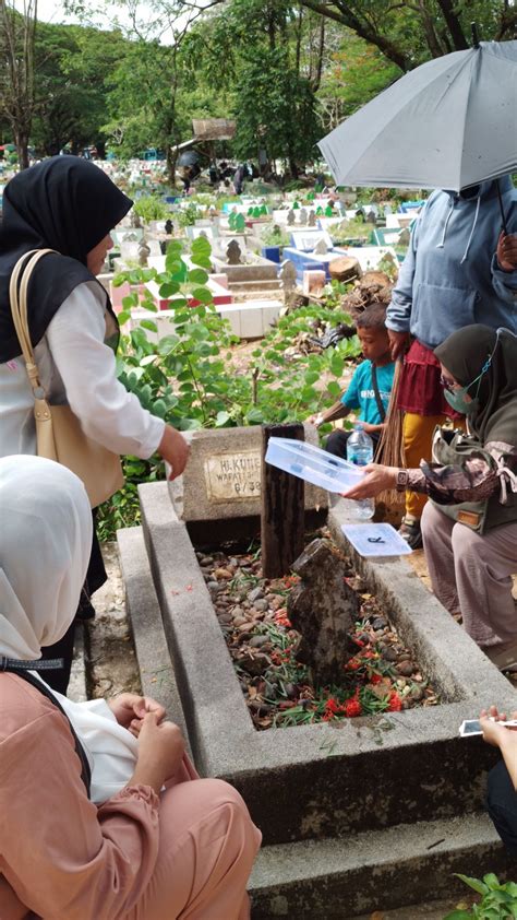 Animasi ziarah kubur  Ritual ini biasanya diperingati setiap tanggal 4 atau 5 April