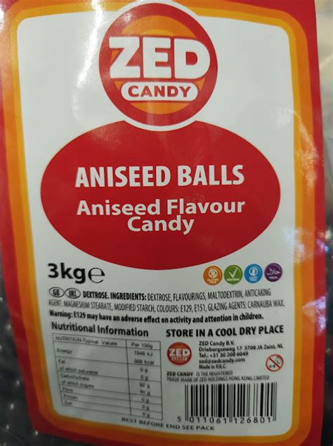 Aniseed balls tesco  Boiled sweets, originally 'cheap versions of